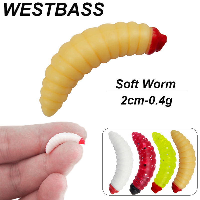 Fishing Lure Soft Plastic - WESTBASS 20/50 шт. мягкая приманка для