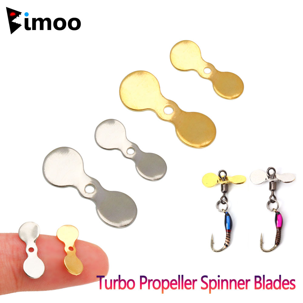 Fishing Lure Blade Bait - Bimoo 20 шт. S L Турбо-пропеллеры,