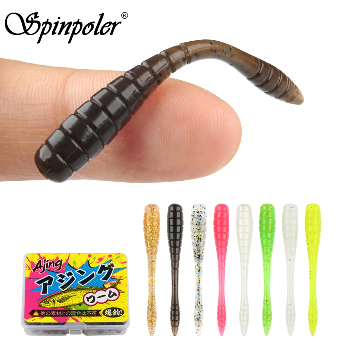 Fishing Lure Swimbait - Спинполер TPR Ajing Мягкие приманки Искусственная