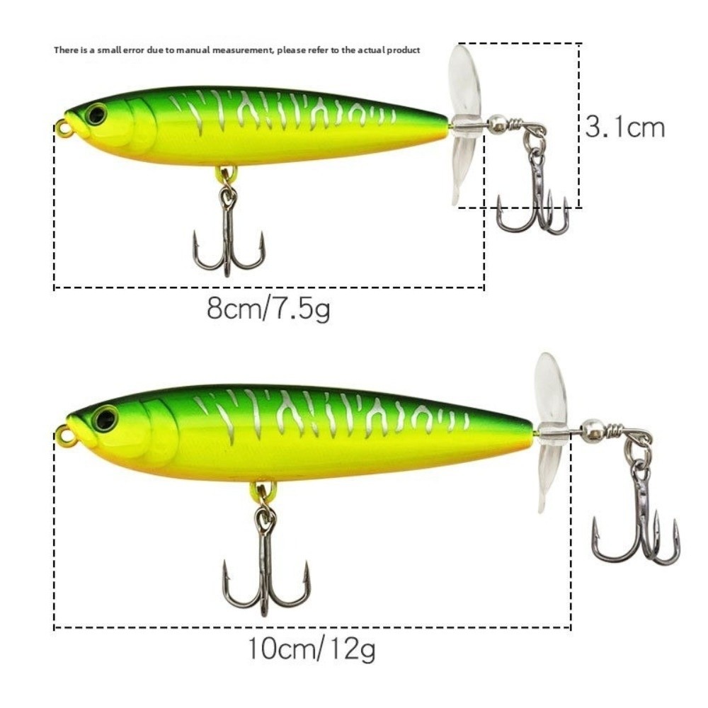 Воблер-поппер 8 см 7.5 г / 10  – обзор и цена Fishing Lure Topwater