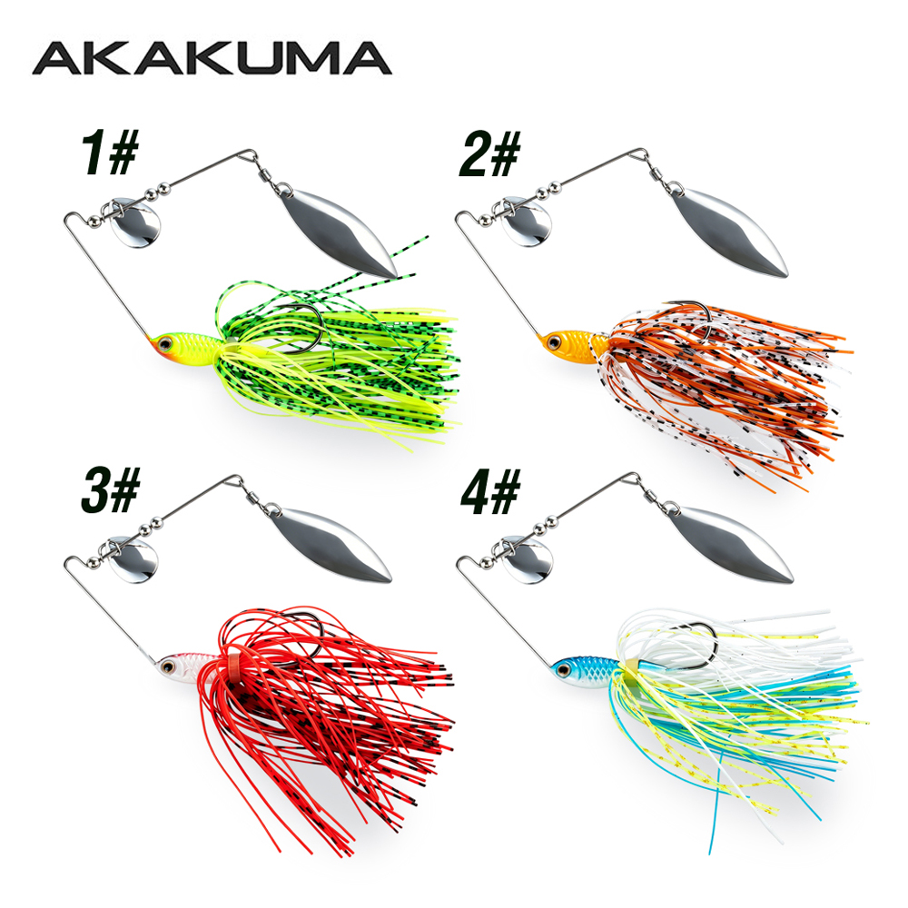 Набор из 4 приманок-спиннербей – обзор и цена Fishing Lure Blade Bait