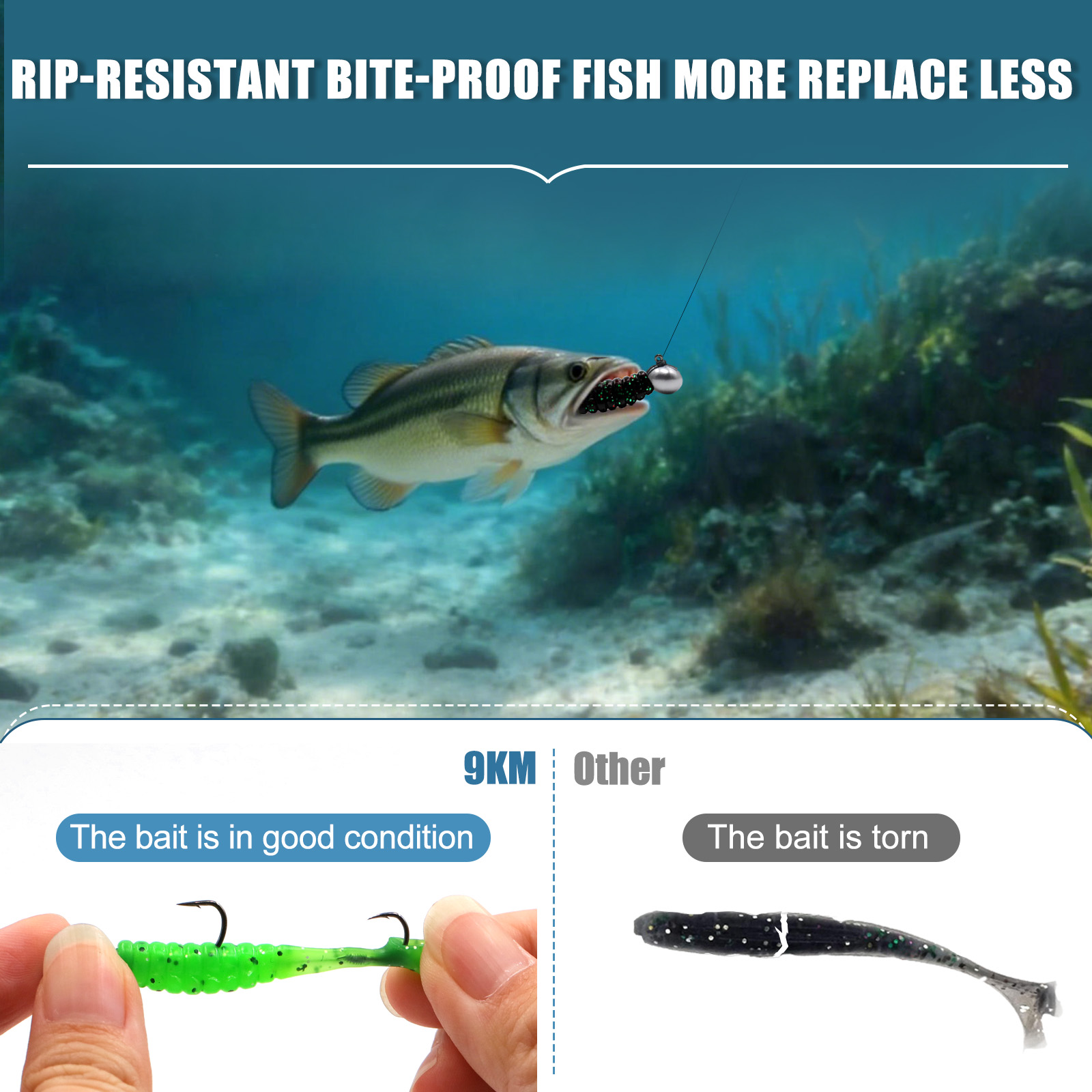 Набор из 5 мягких рыболовных п – обзор и цена Fishing Lure Swimbait
