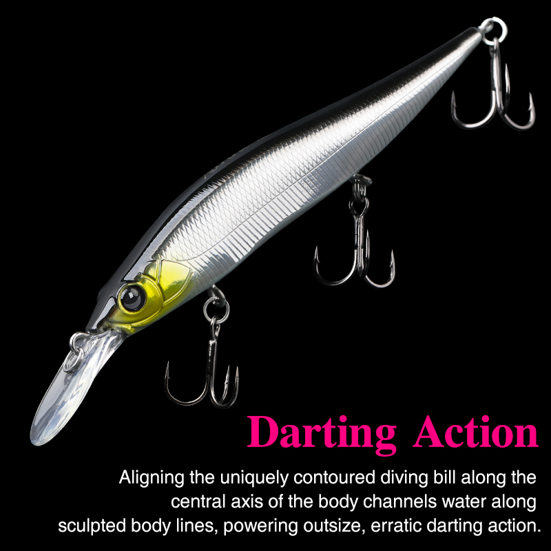 Воблер TSURINOYA Suspend Minno – обзор и цена Fishing Lure Swimbait