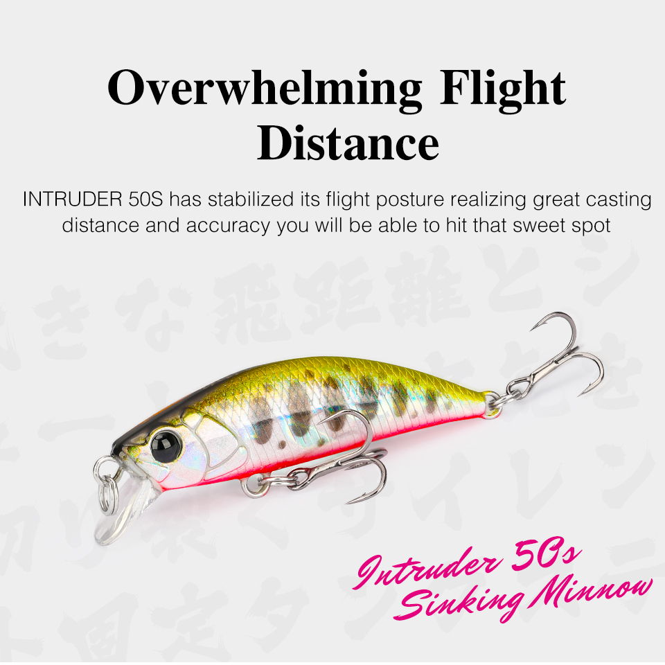 TSURINOYA 50S НОВЫЙ ЦВЕТ 5 см  – обзор и цена Fishing Lure Jerkbait