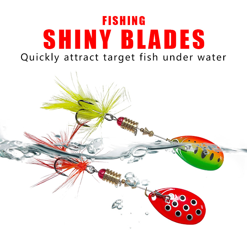 Набор металлических вращающихс – обзор и цена Fishing Lure Spinnerbait
